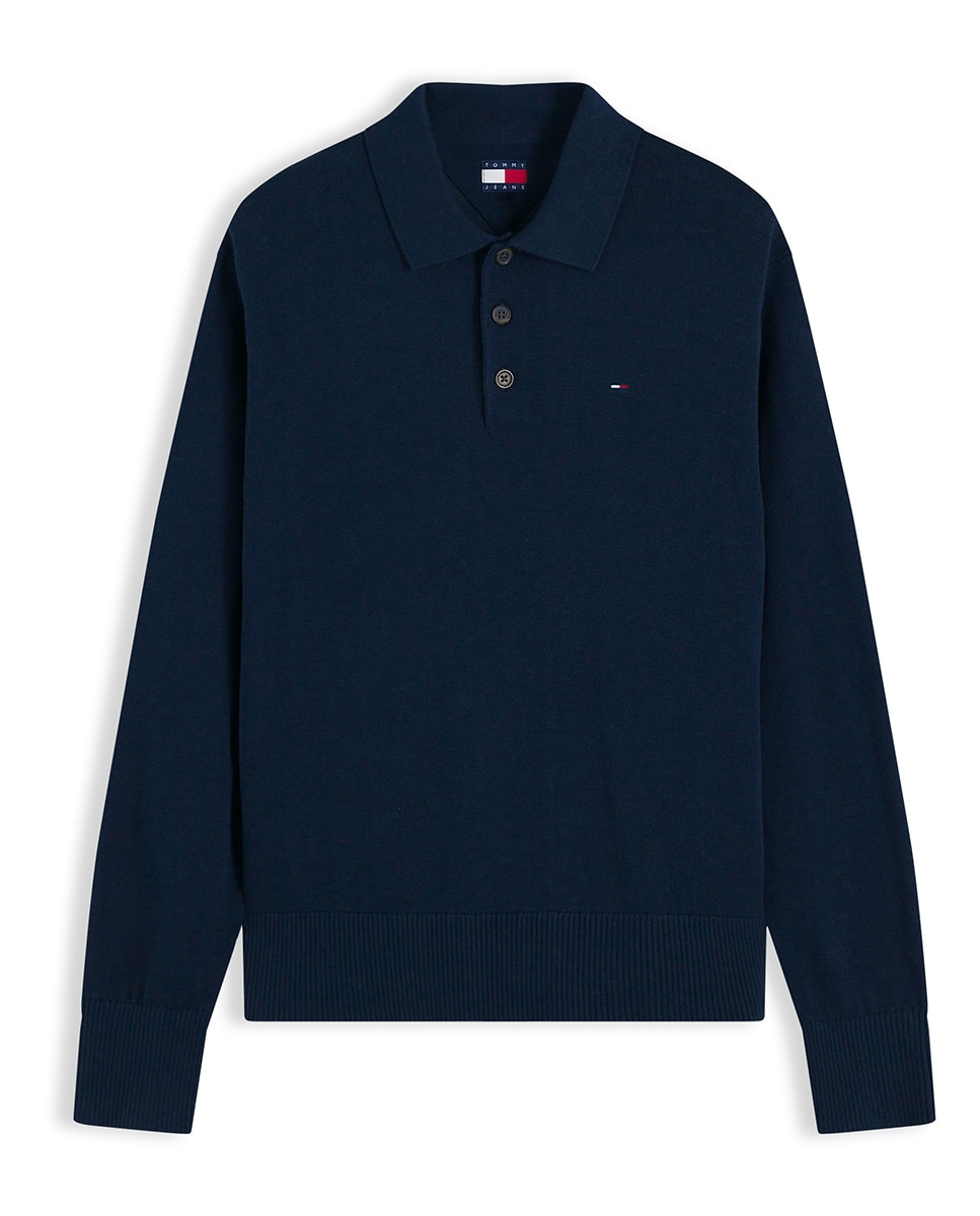 Imagen 0 de Jersey de hombre slim fit con cuello polo
