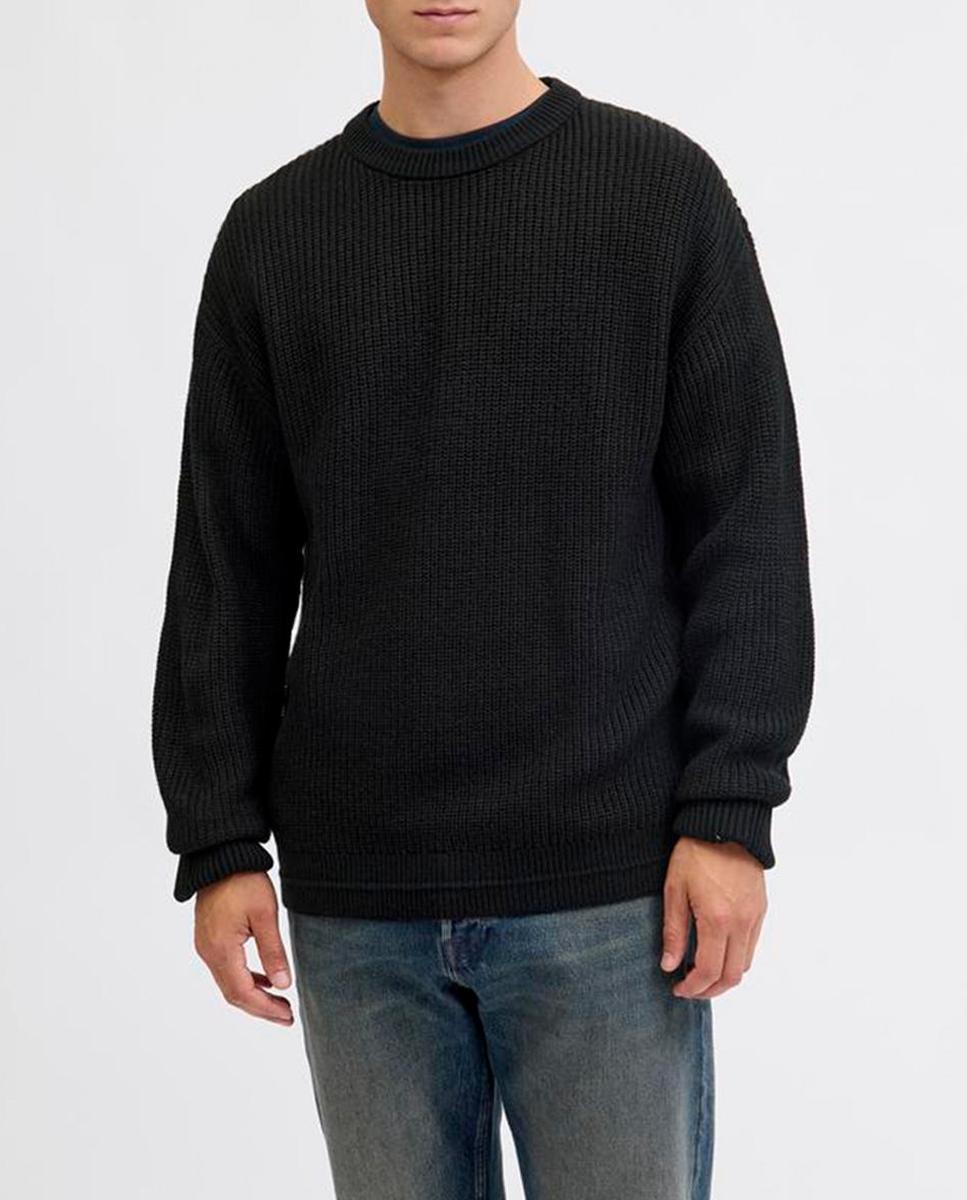 Imagen 0 de Jersey de punto de hombre con cuello redondo