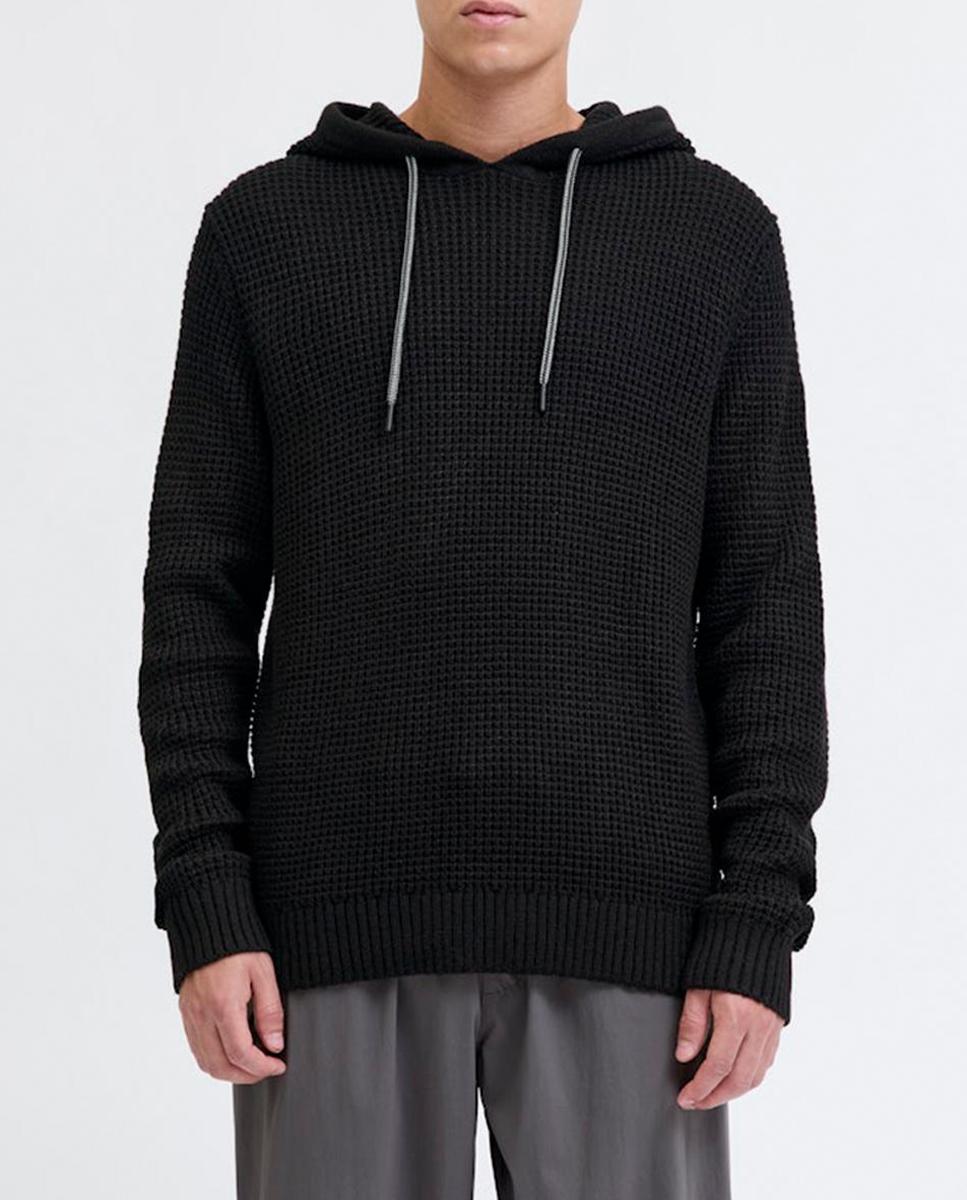 Imagen 0 de Jersey de punto de hombre con capucha