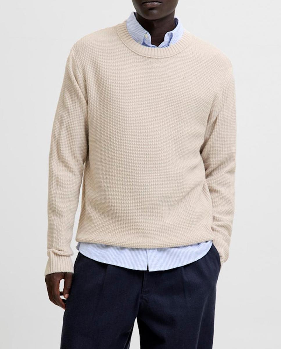 Imagen 0 de Jersey de punto de hombre con estructura