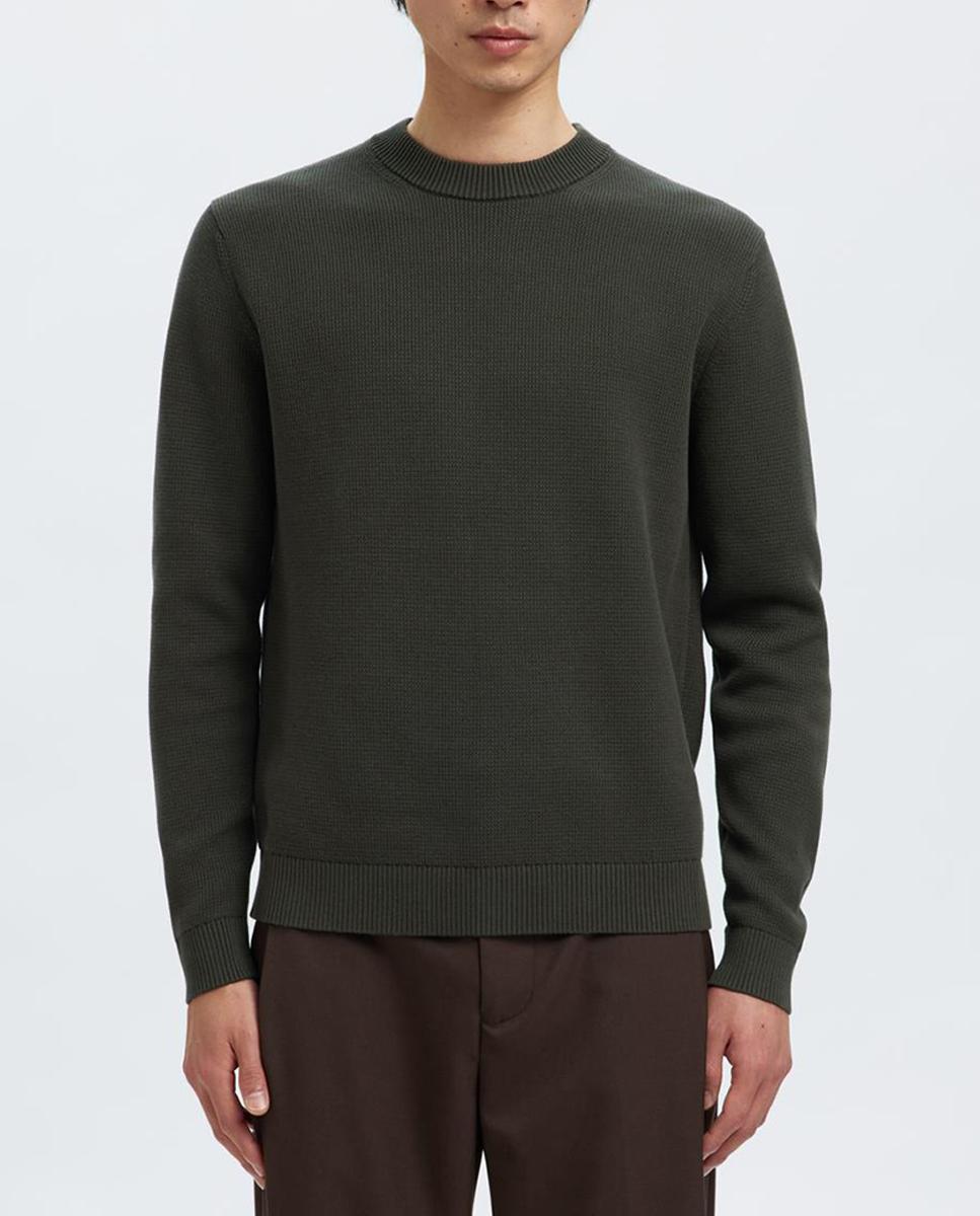 Imagen 0 de Jersey de hombre con cuello redondo y manga larga