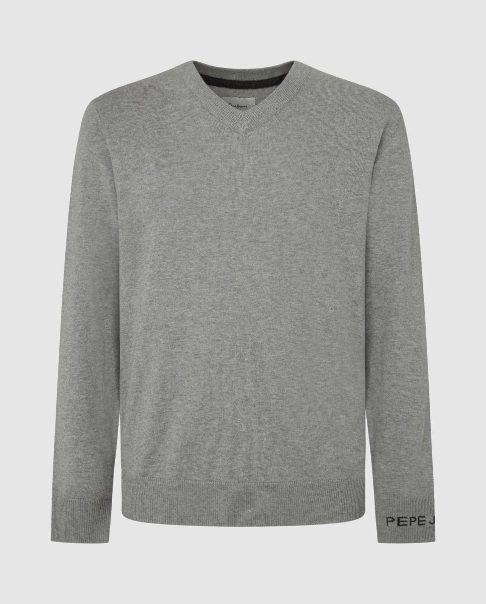 Imagen 0 de Jersey de hombre fit regular cuello pico