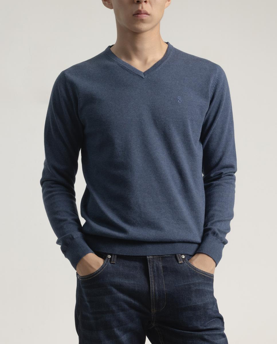 Imagen 0 de Jersey de hombre algodón cuello redondo