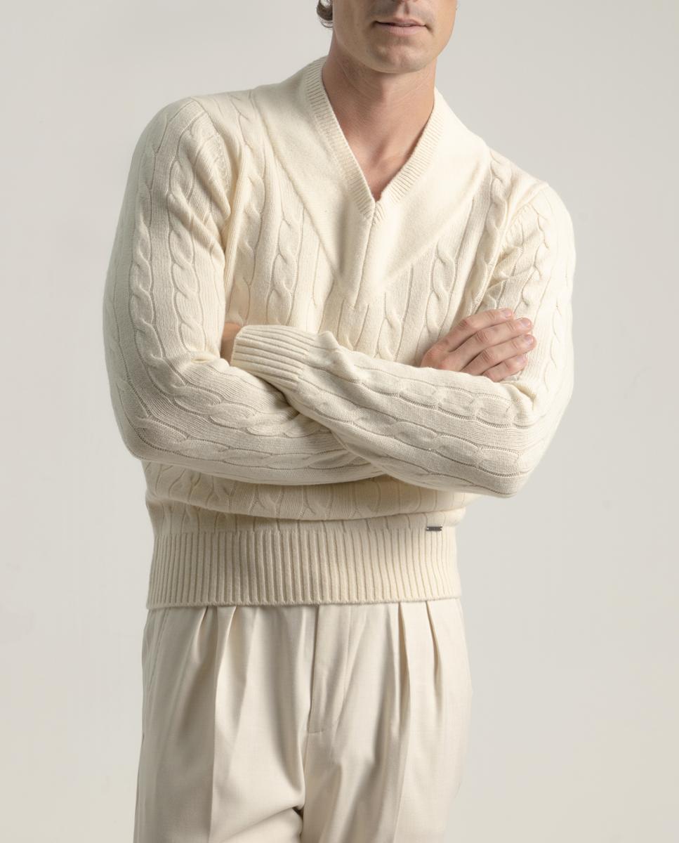 Imagen 0 de Jersey de hombre cuello vintage lana