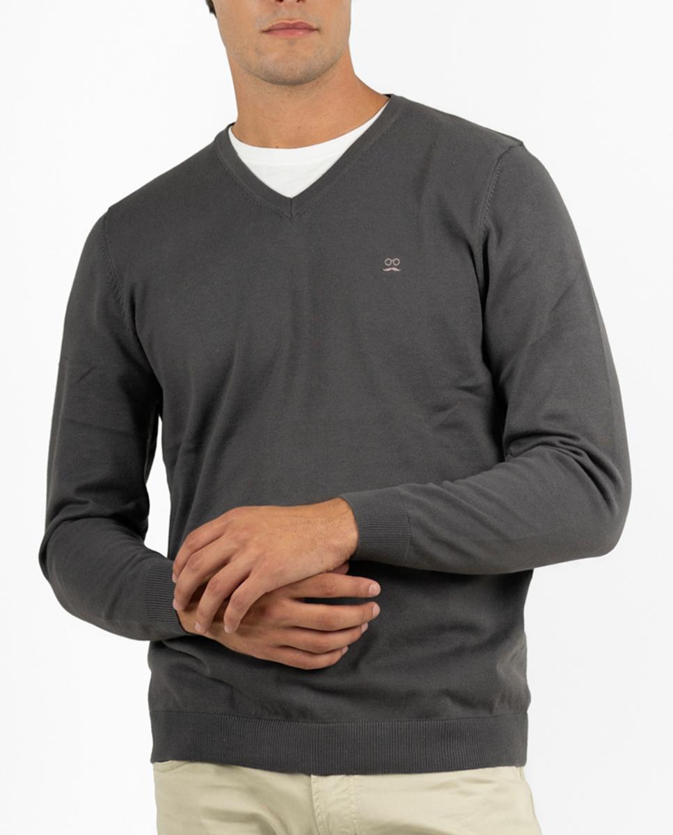 Imagen 0 de Jersey cuello pico de hombre
