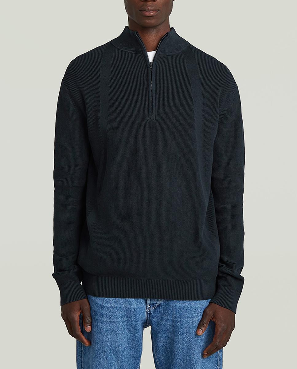 Imagen 0 de Jersey de hombre con cuello alzado y cremallera