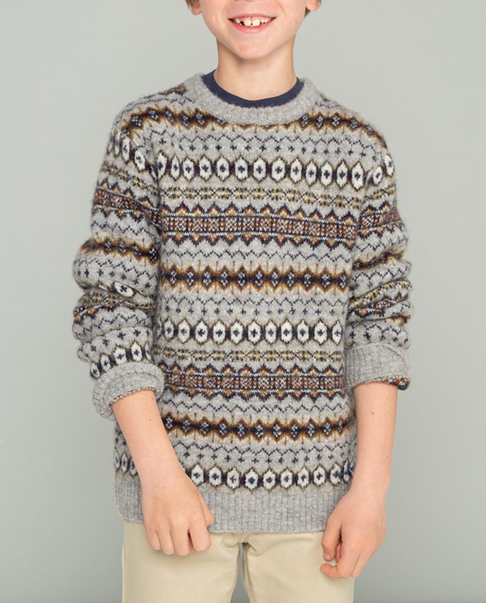 Imagen 0 de JERSEY NIÑO GRECA ETHNIC GRIS MEDIO