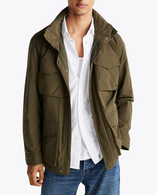 Imagen 0 de Chaqueta de hombre ultraligera con cierre de cremallera y botones