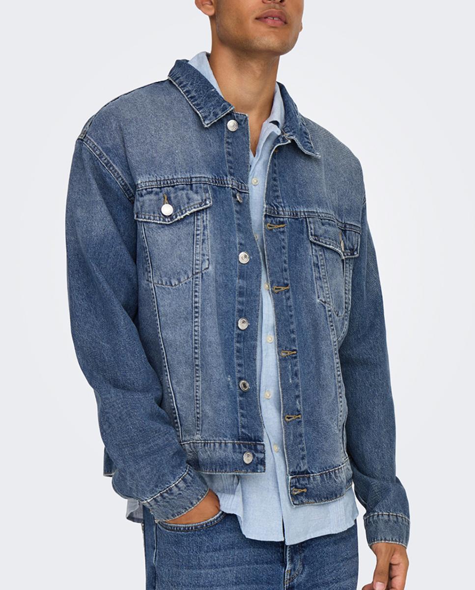 Imagen 0 de Cazadora de hombre regular fit 100% algodón