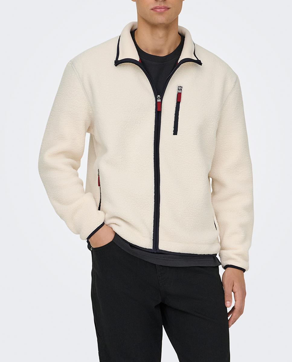 Imagen 0 de Abrigo de hombre con cuello alto