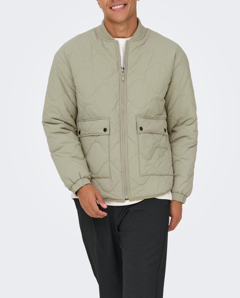 Imagen 0 de Abrigo acolchado de hombre regular fit