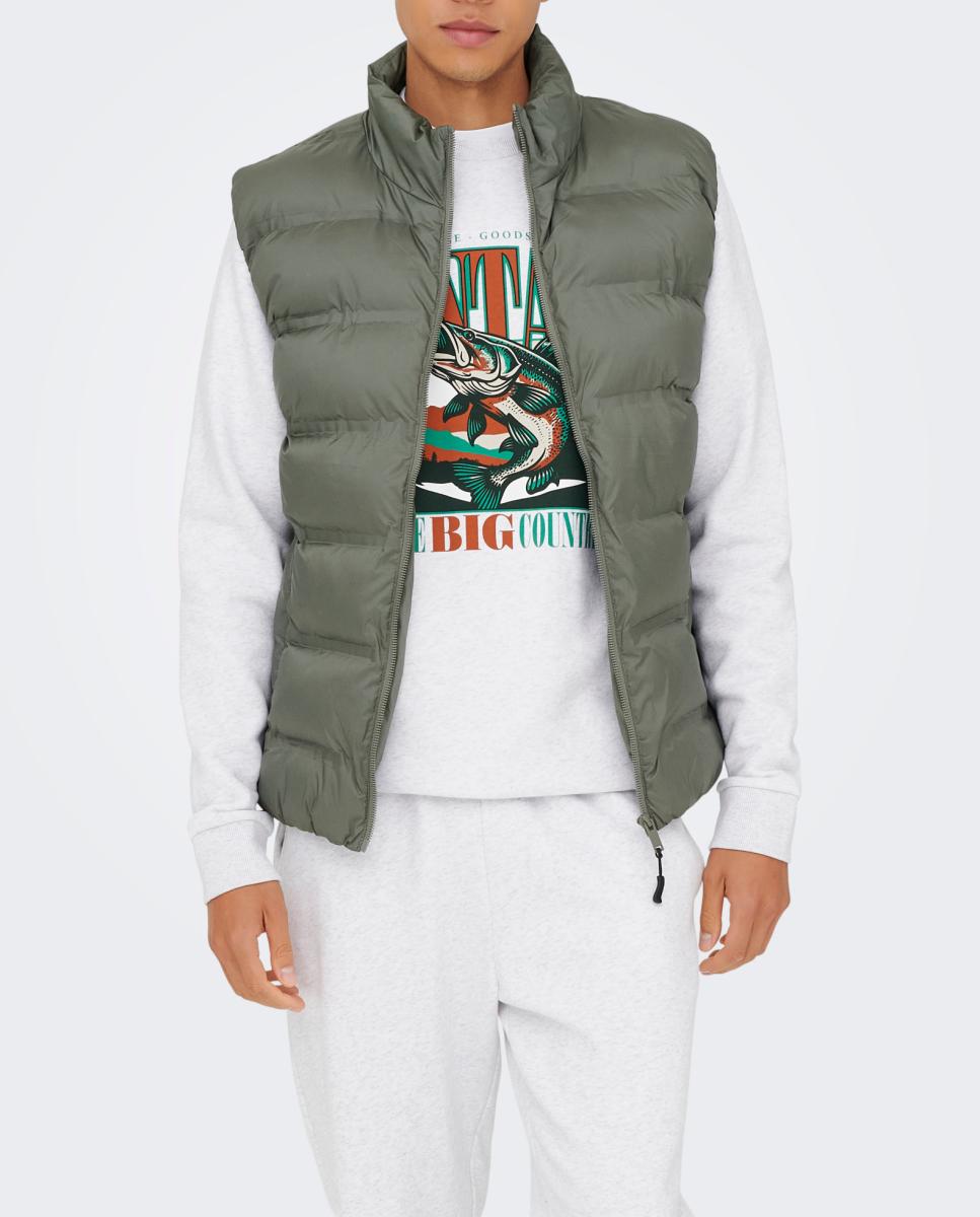 Imagen 0 de Chaleco acolchado de hombre regular fit.