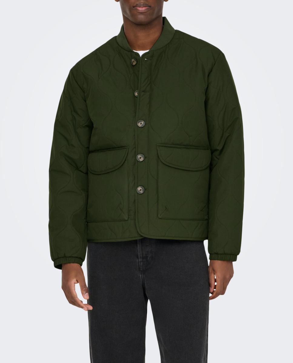 Imagen 0 de Cazadora acolchada de hombre regular fit.