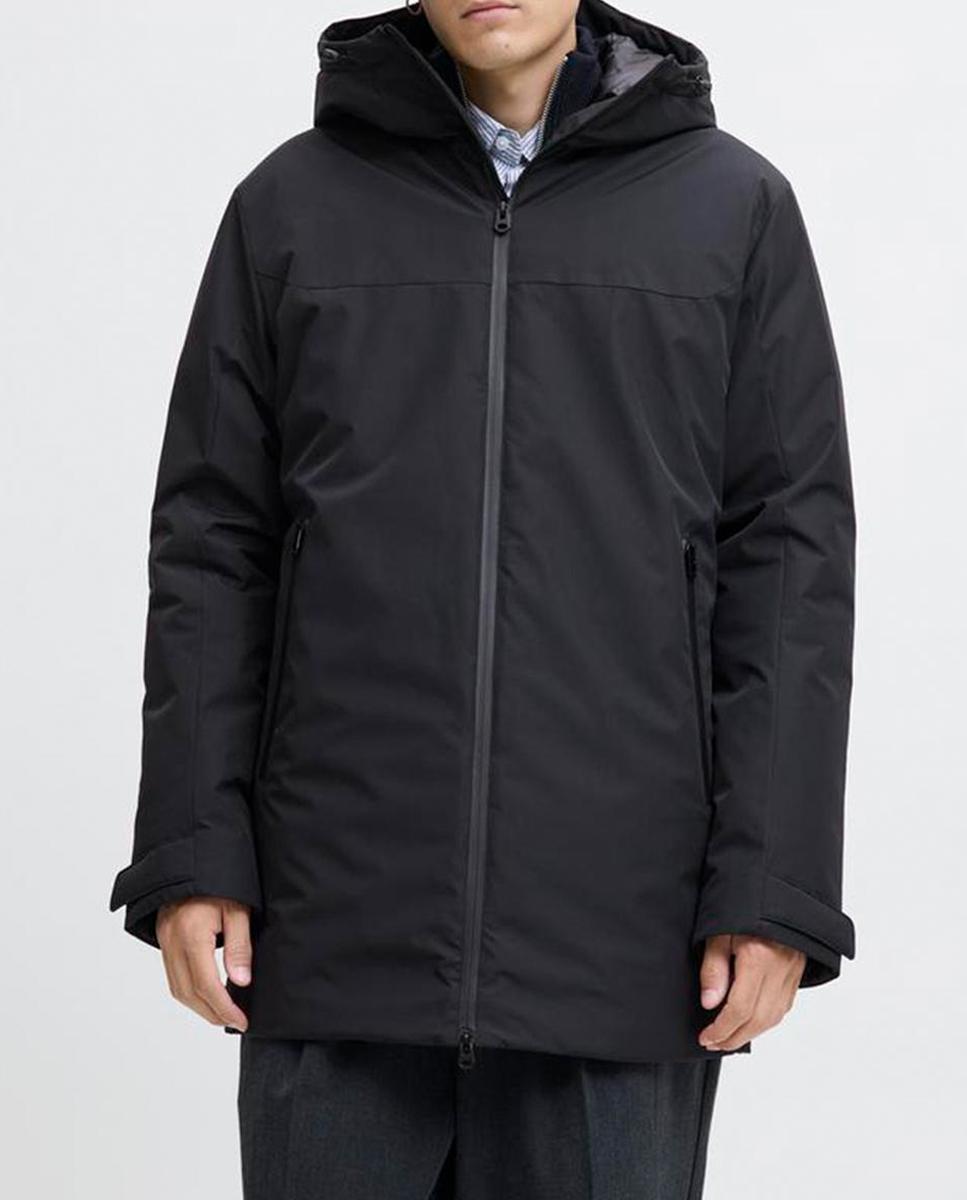 Imagen 0 de Parka de hombre lisa con capucha