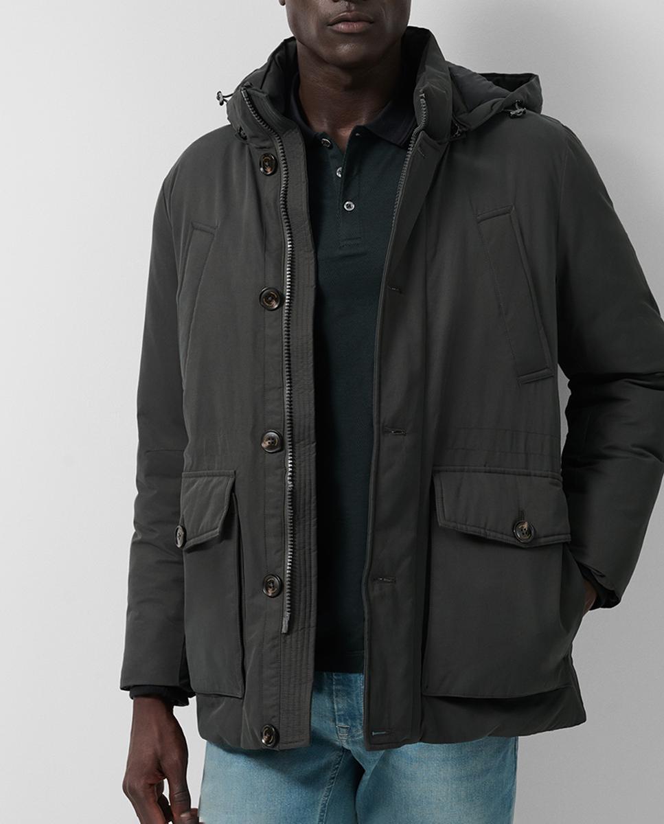 Imagen 0 de Parka larga de hombre tipo trenca acolchada