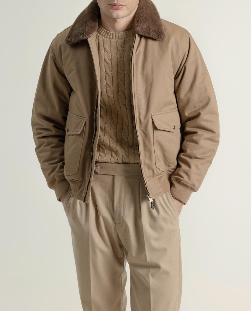 Imagen 0 de Chaquetón de hombre acolchado con capucha