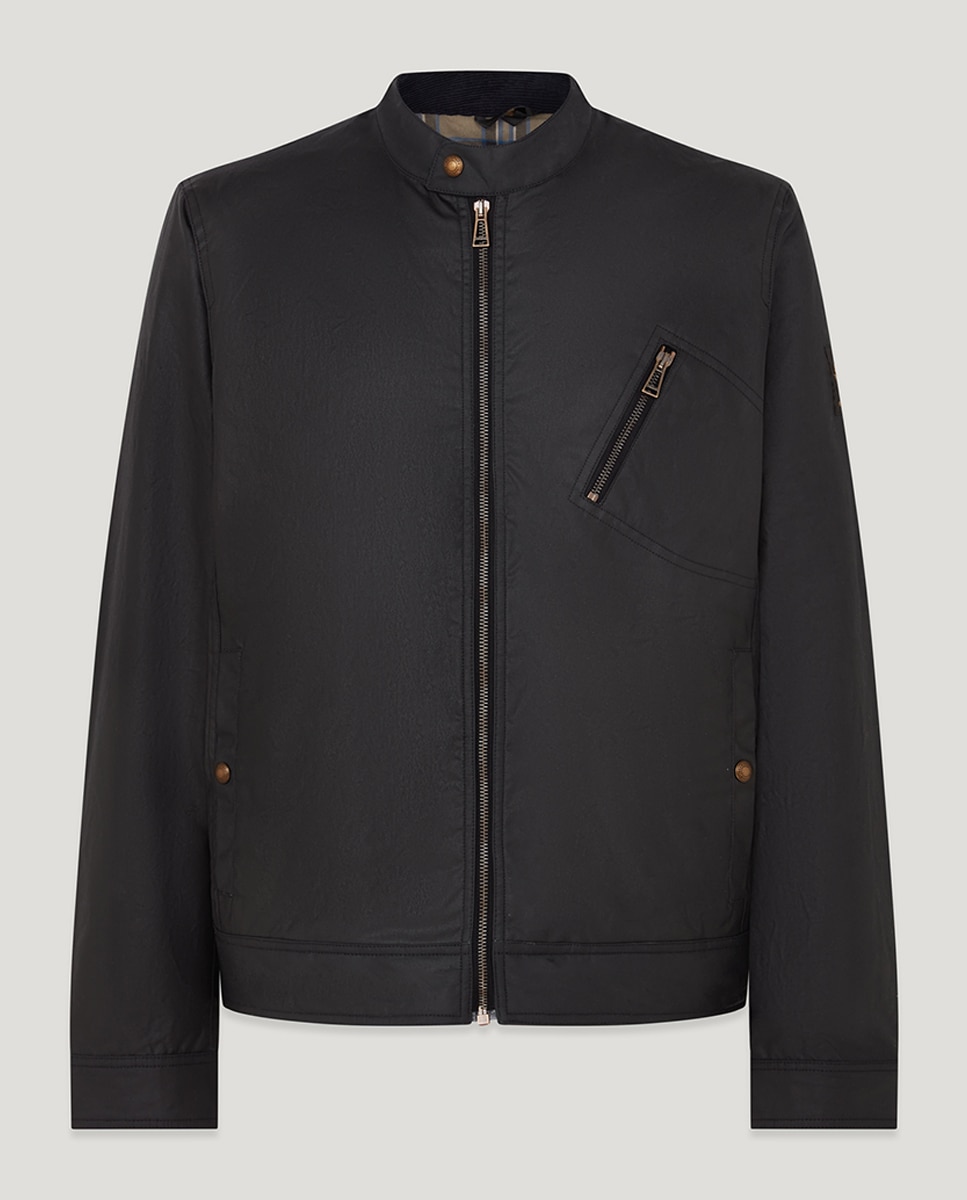 Imagen 0 de Chaqueta de hombrecon cuello mao y bolsillo en el pecho