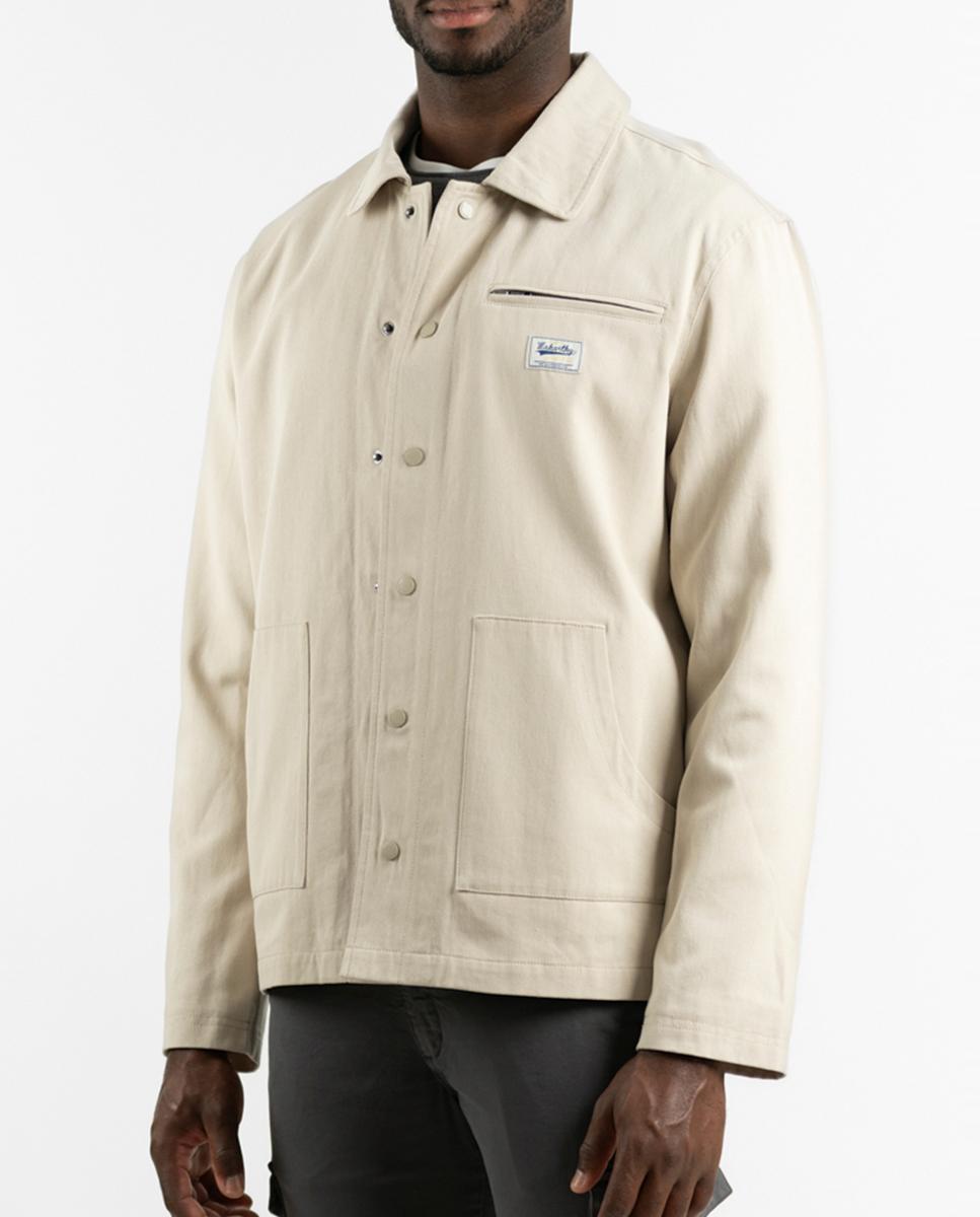 Imagen 0 de Chaqueta con cremallera y botones de hombre