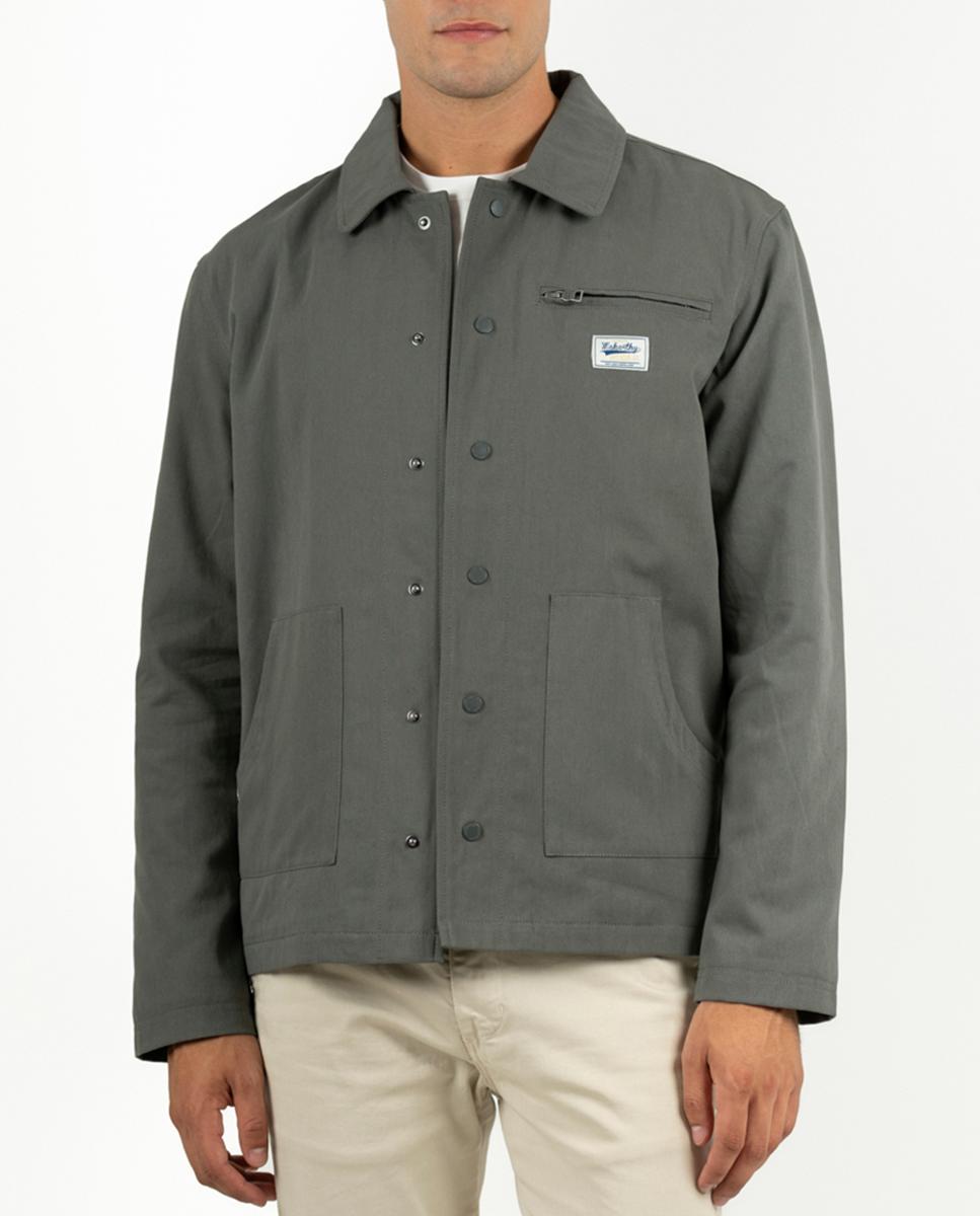 Imagen 0 de Chaqueta con cremallera y botones de hombre