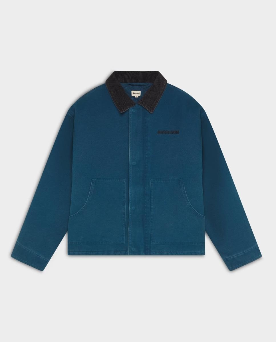 Imagen 0 de Chaqueta de hombre de canvas y cuello de pana