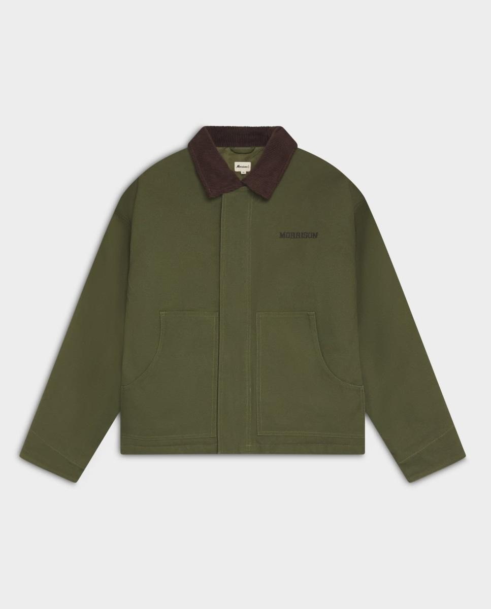 Imagen 0 de Chaqueta de hombre de canvas y cuello de pana