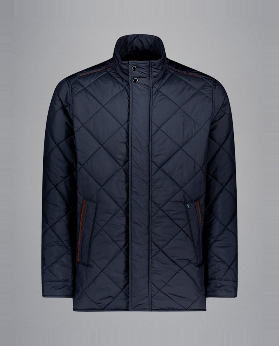 Imagen 0 de Chaquetón largo de hombre husky ribetes ante