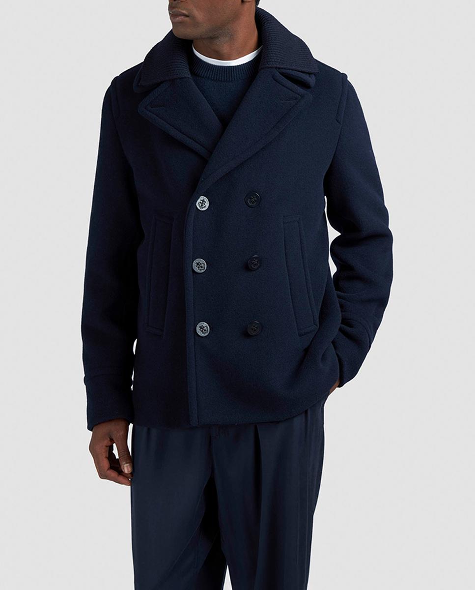 Imagen 0 de Abrigo de hombre cruzado lana peacoat