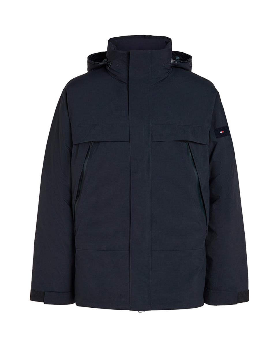 Imagen 0 de Chaqueta de hombre acolchada con capucha tallas grandes