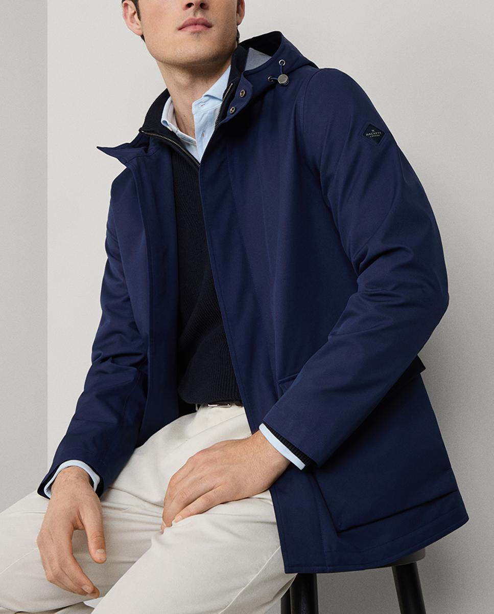 Imagen 0 de Parka de hombre ligera y técnica con capucha tallas grandes