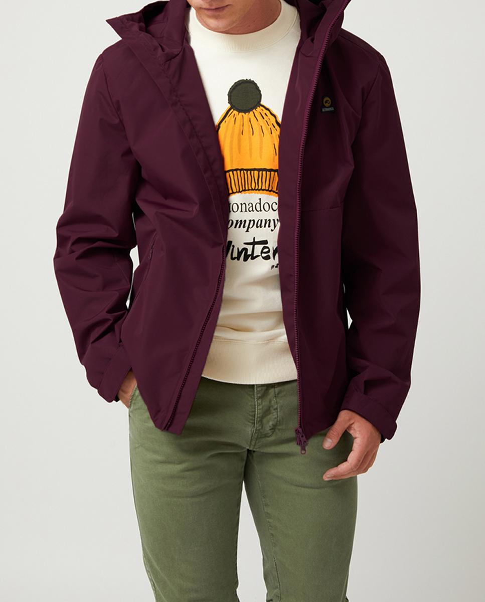 Imagen 0 de Chubasquero de hombre con logo al tono