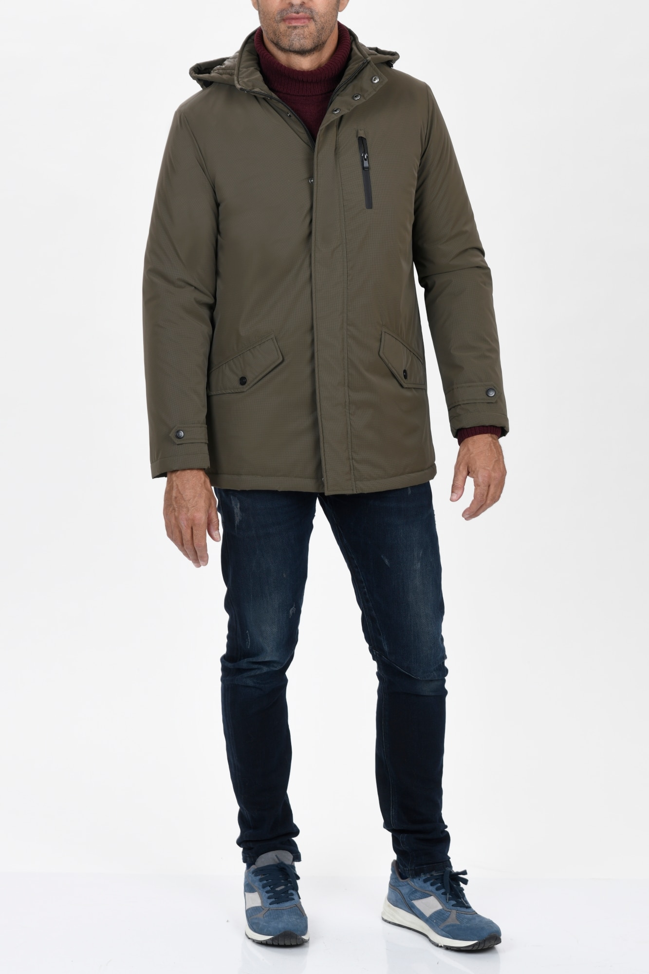 Imagen 0 de Parka capucha dos bolsillos de hombre