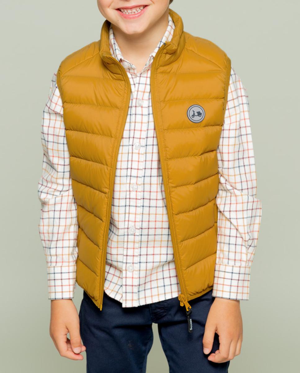 Imagen 0 de Chaleco niño classic acolchado mostaza