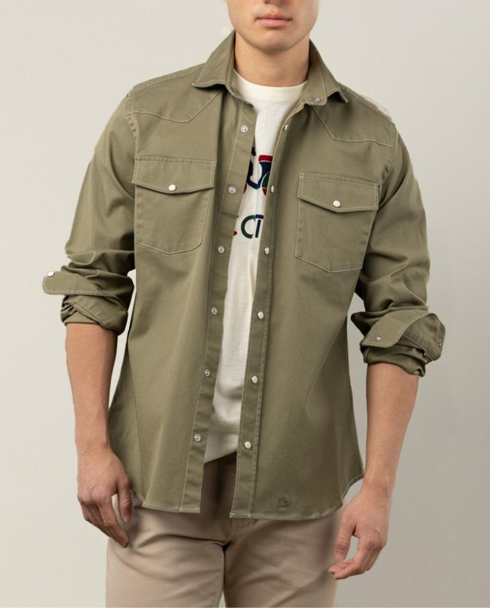 Imagen 0 de Sobrecamisa worker twill khaki