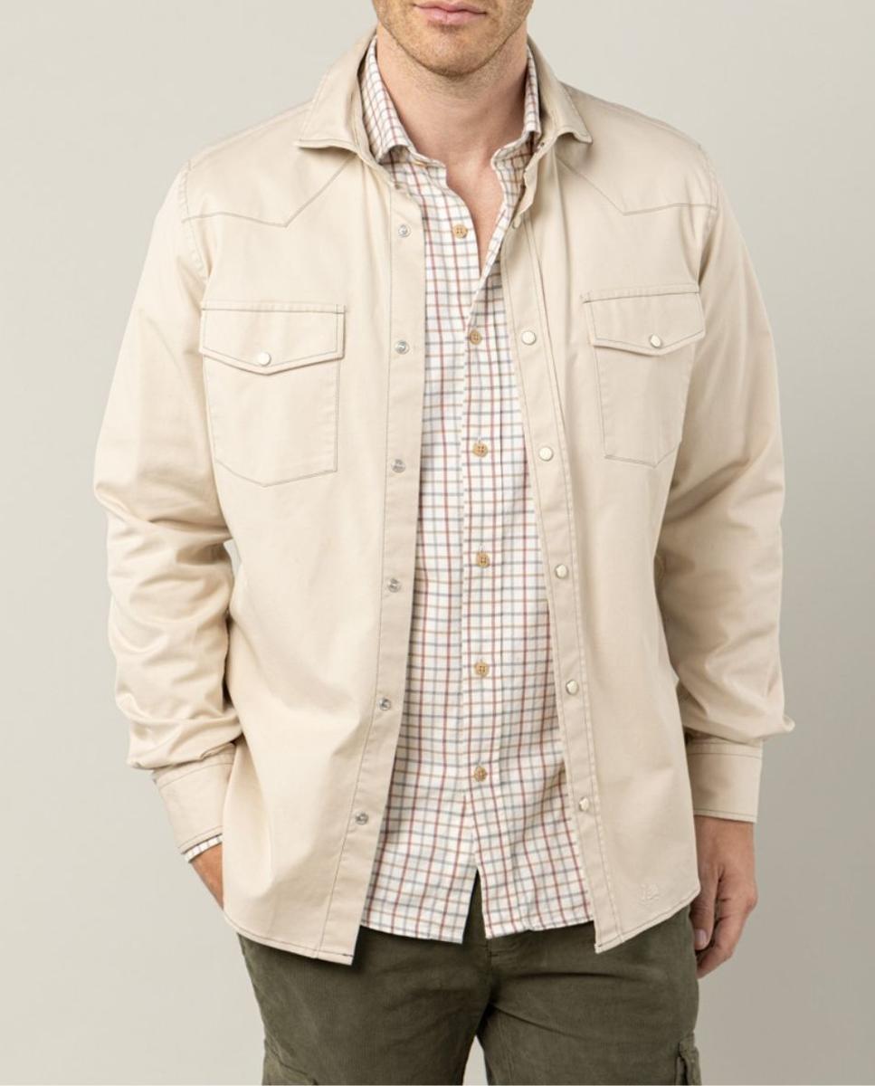 Imagen 0 de Sobrecamisa worker twill beige