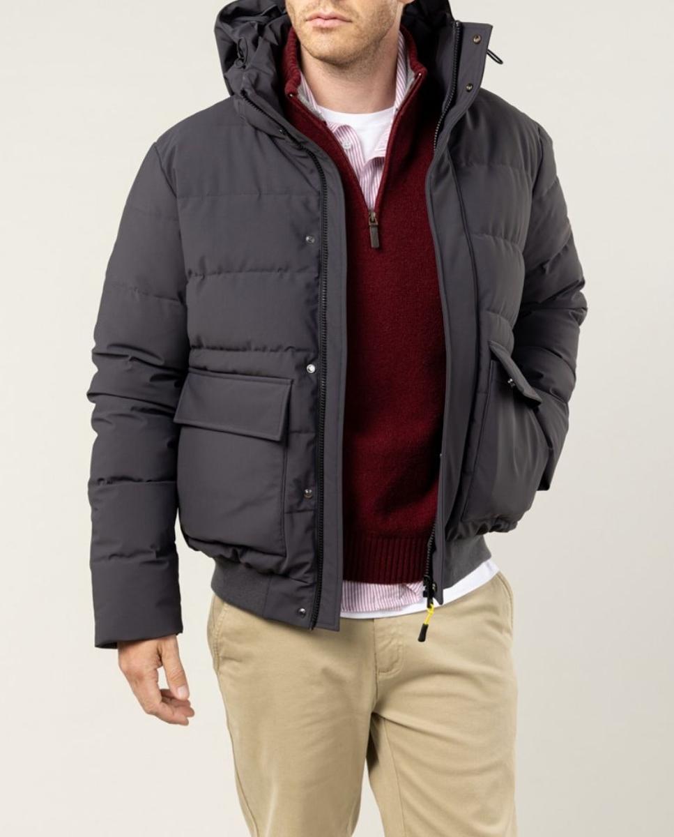 Imagen 0 de Parka corta sport gris oscuro