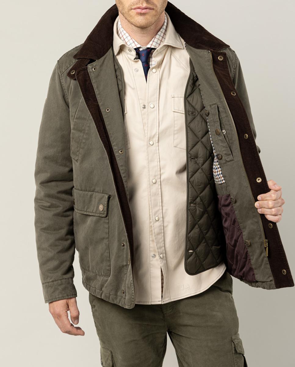Imagen 0 de Parka british verde oscuro