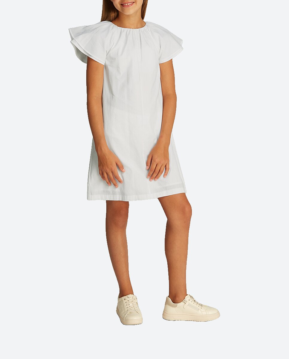 Imagen 0 de Vestido de niña popelín de manga corta
