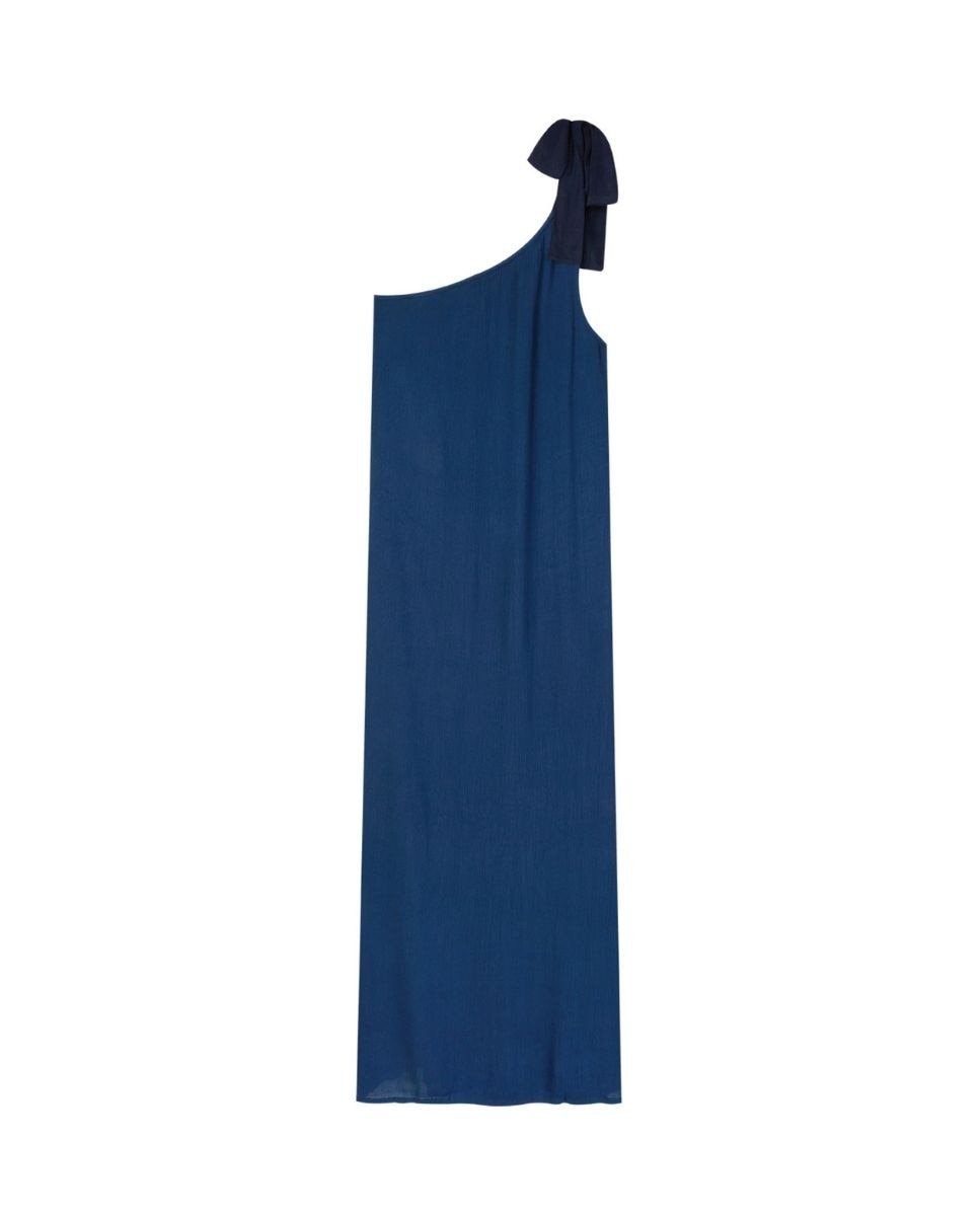 Imagen 0 de Vestido de niña teen asime?trico lazo