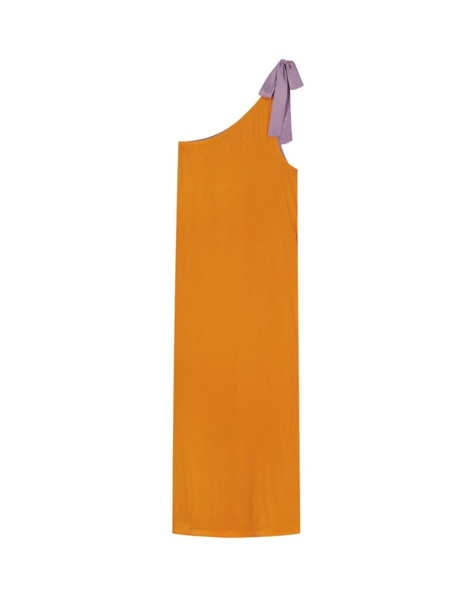 Imagen 0 de Vestido de niña teen asime?trico lazo