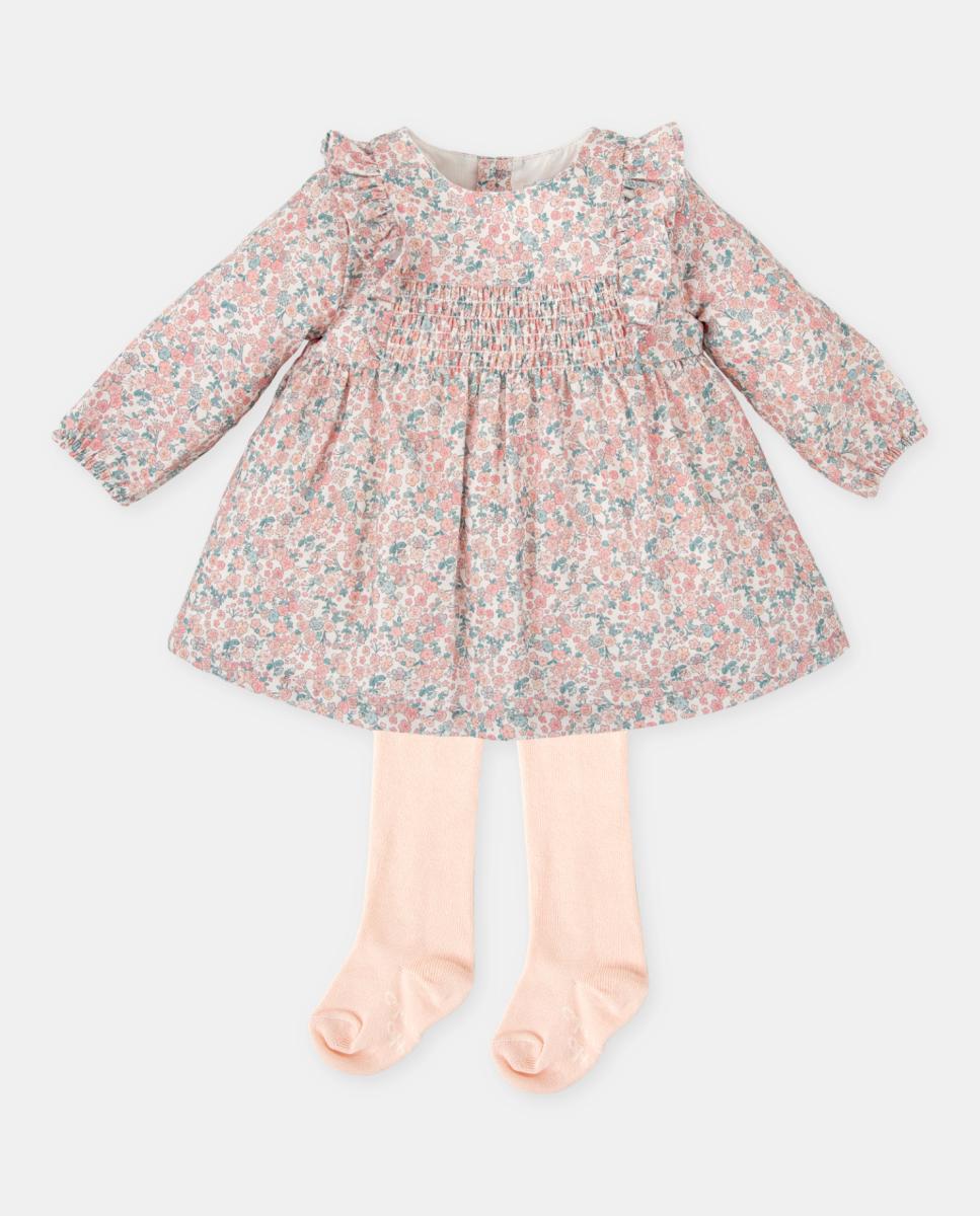 Imagen 0 de Vestido de niña con estampado floral
