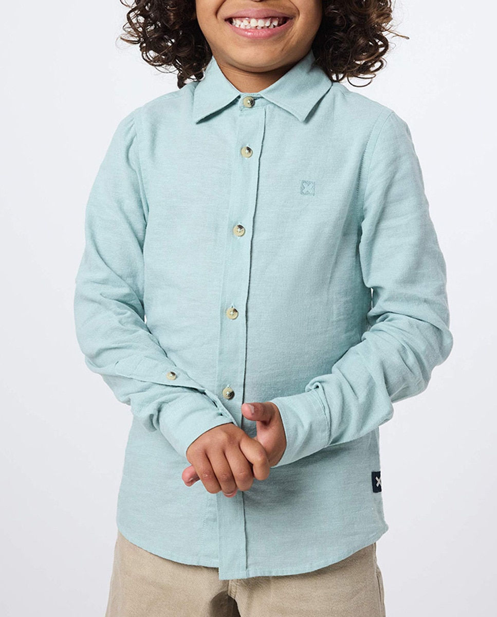 Imagen 0 de Camisa confeccionada con lino y algodón de niño