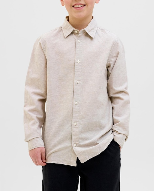 Imagen 0 de Camisa de lino de niño regular fit