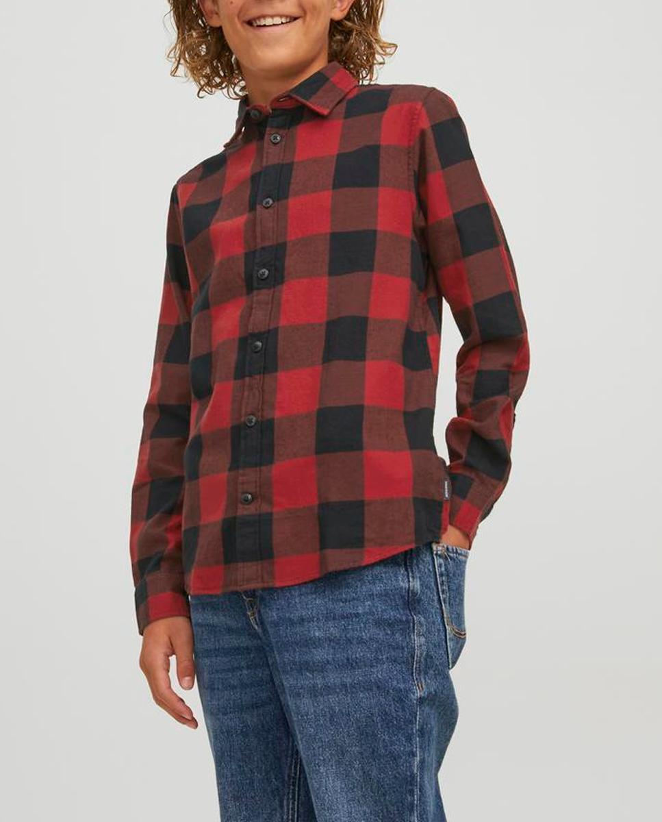 Imagen 0 de Camisa de niño manga larga de cuadros