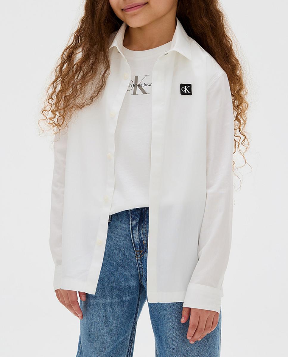 Imagen 0 de Camisa popelín de niño con logo