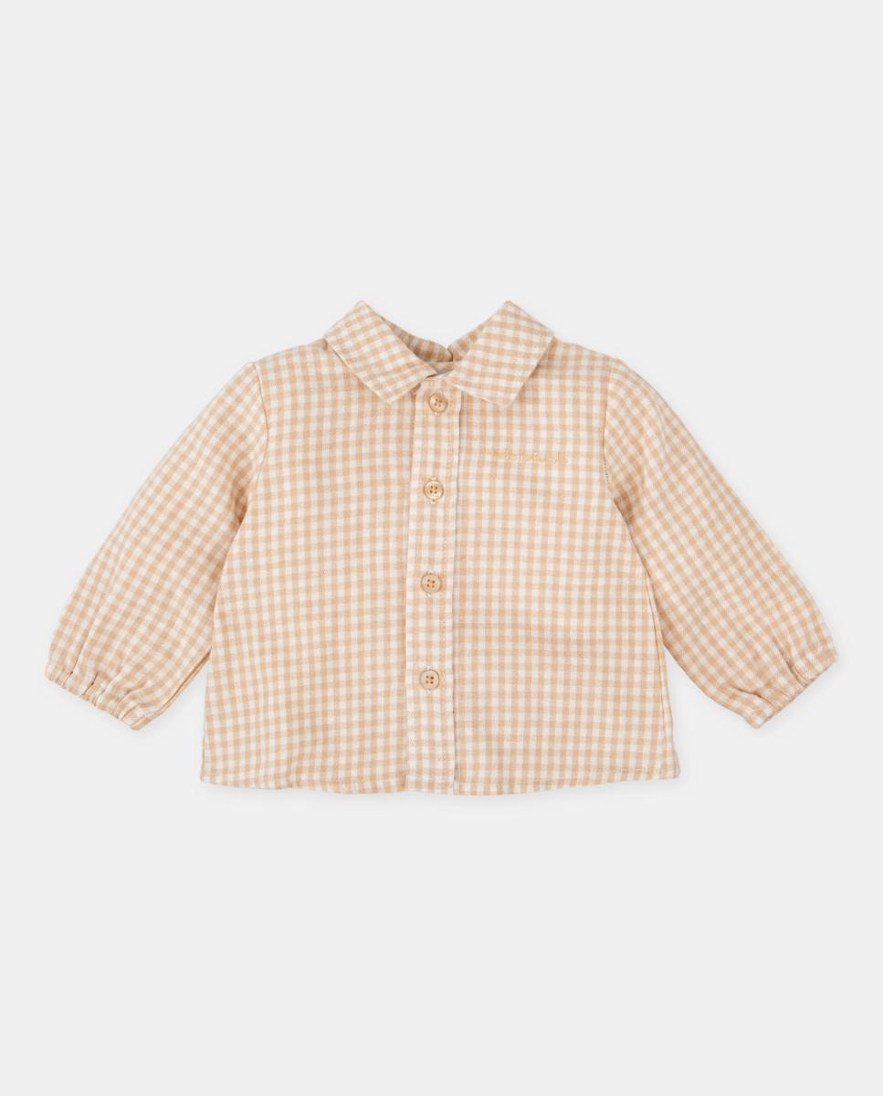 Imagen 0 de Camisa de niño vichy y de viyela