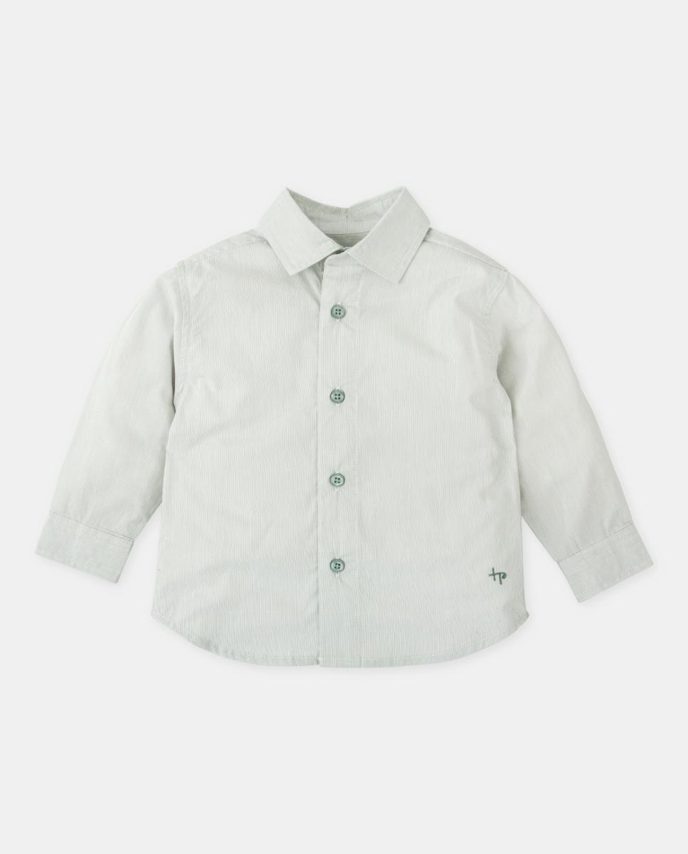 Imagen 0 de Camisa de niño a rayas y de popelín