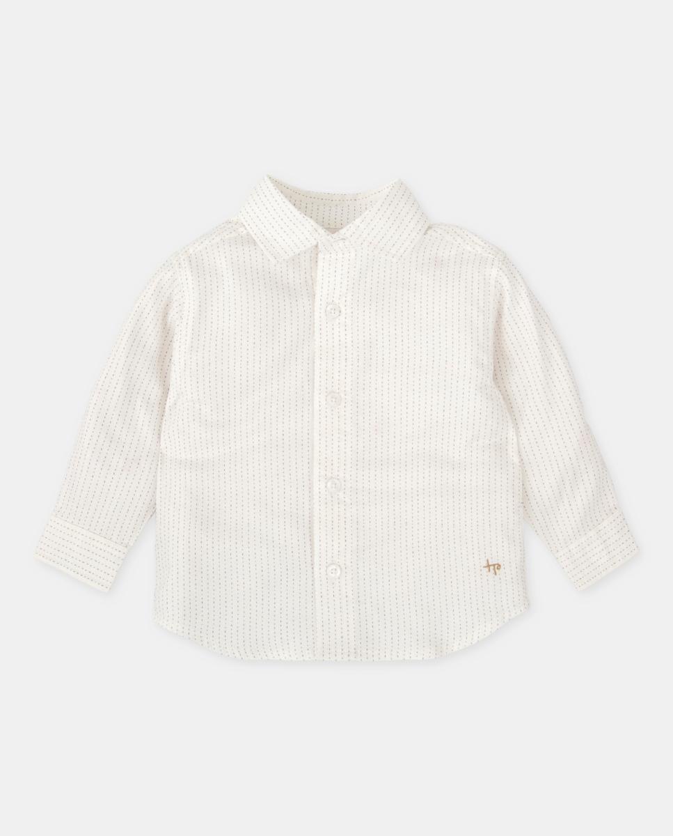 Imagen 0 de Camisa de niño de manga larga a rayas
