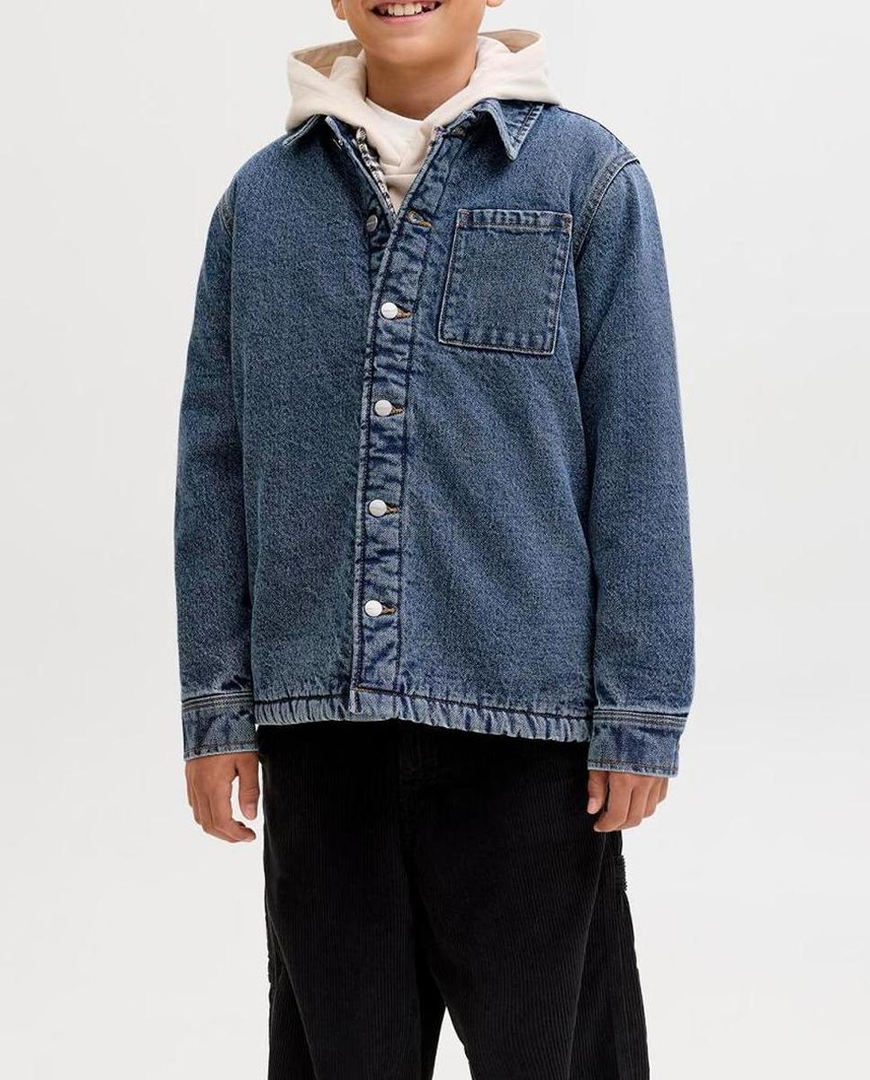 Imagen 0 de Sobrecamisa vaquera de niño borreguillo