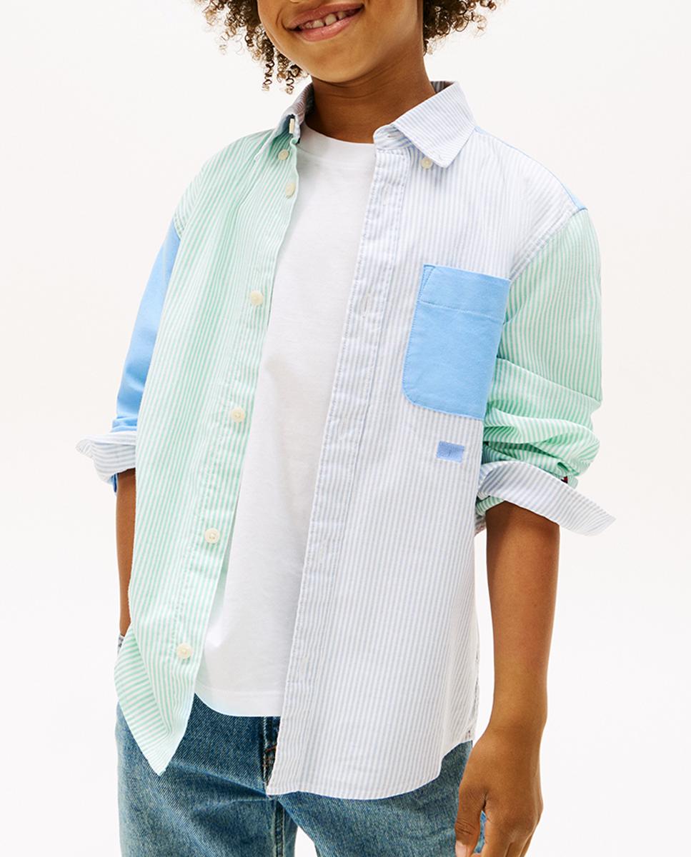 Imagen 0 de Camisa de manga larga colorblock de niño