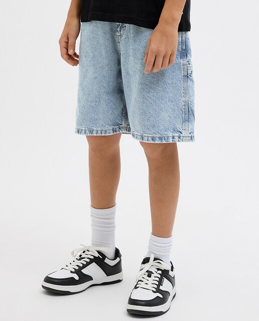 Imagen 0 de Bermudas vaqueras de niño corte loose